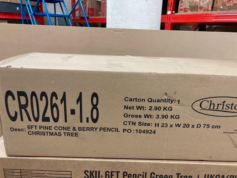 Lot 175  
            Nottingham SR8 - Delivery Or Collection 

                
3 X CHRISTMAS TREES