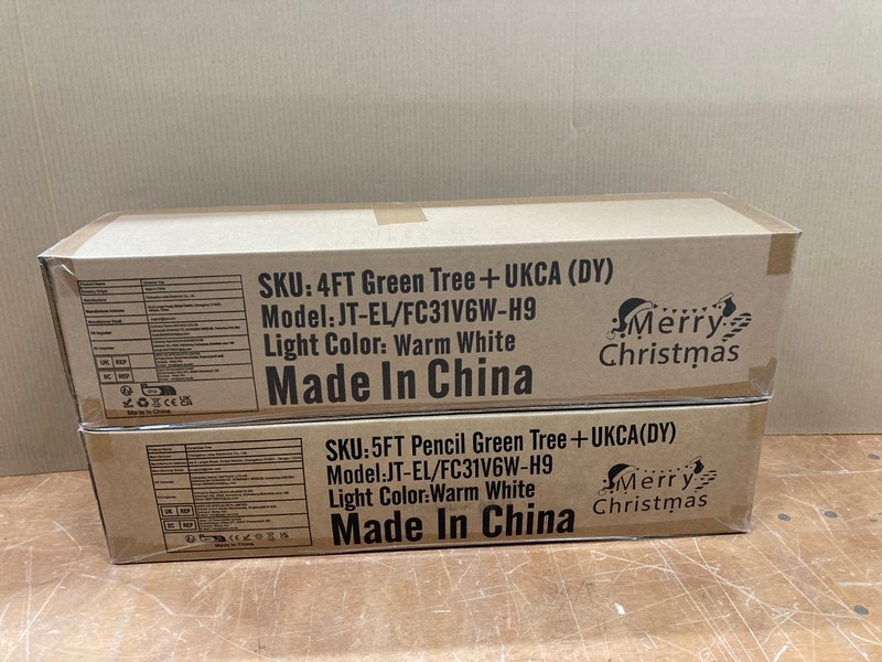 Lot 176  
            Nottingham SR8 - Delivery Or Collection 

                
2 X CHRISTMAS TREES