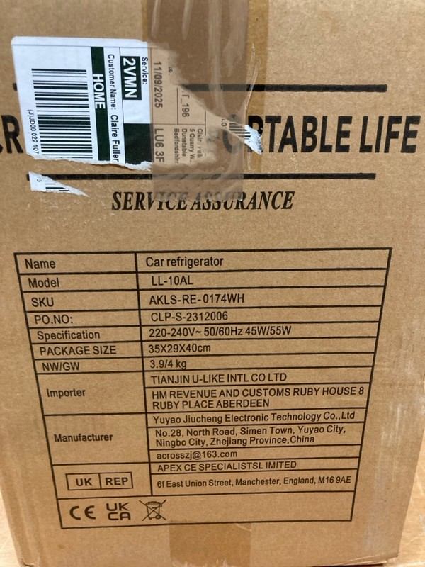 Lot 185  
            Nottingham SR8 - Delivery Or Collection 

                
CAR REFRIGERATOR - Image 2