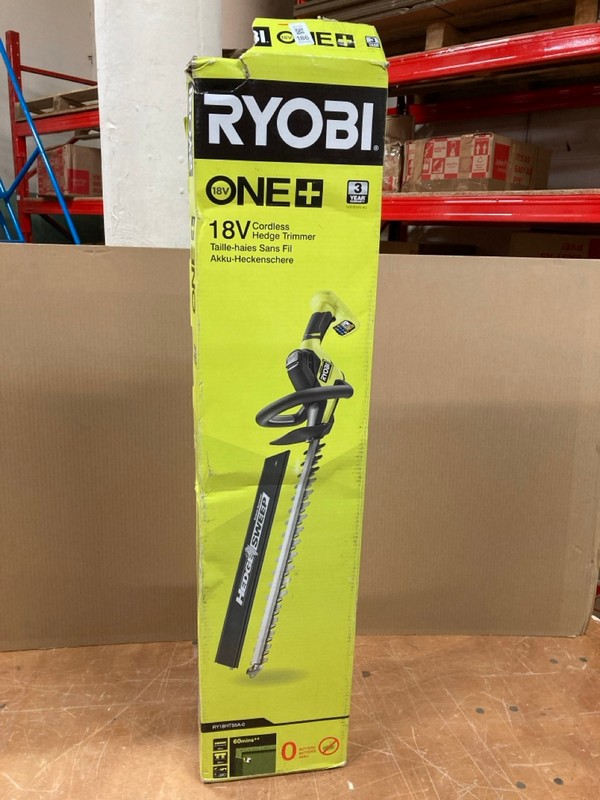 Lot 186  
            Nottingham SR8 - Delivery Or Collection 

                
RYOBI CORDLESS HEDGE TRIMMER