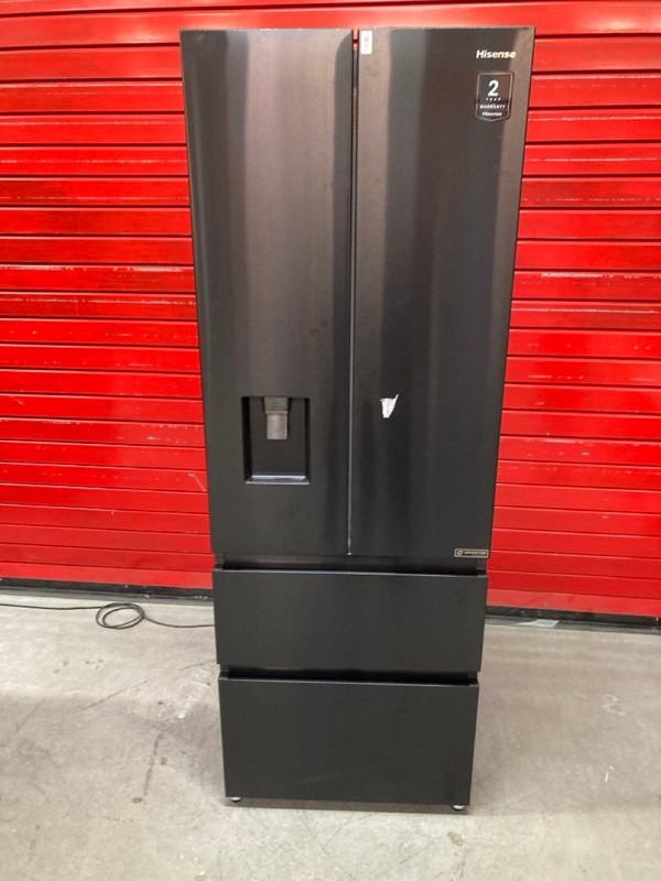 Lot 19  
            Nottingham SR8 - Delivery Or Collection 

                
HISENSE SLIM FRIDGE FREEZER. MODEL: RF632N4WFE. ORIGINAL RRP: £799