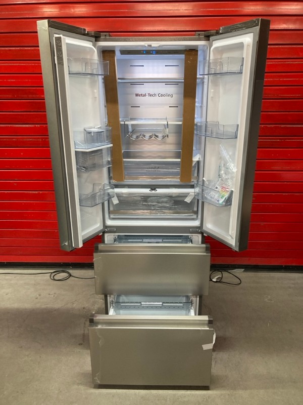 Lot 20  
            Nottingham SR8 - Delivery Or Collection 

                
HISENSE SLIM FRIDGE FREEZER. STAINLESS STEEL. MODEL: RF632N4WIE. ORIGINAL RRP: £699