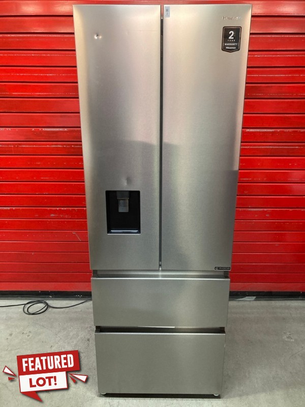 Lot 2  
            Nottingham SR8 - Delivery Or Collection 

                
HISENSE SLIM FRIDGE FREEZER. STAINLESS STEEL. MODEL: RF632N4WIE. ORIGINAL RRP: £699