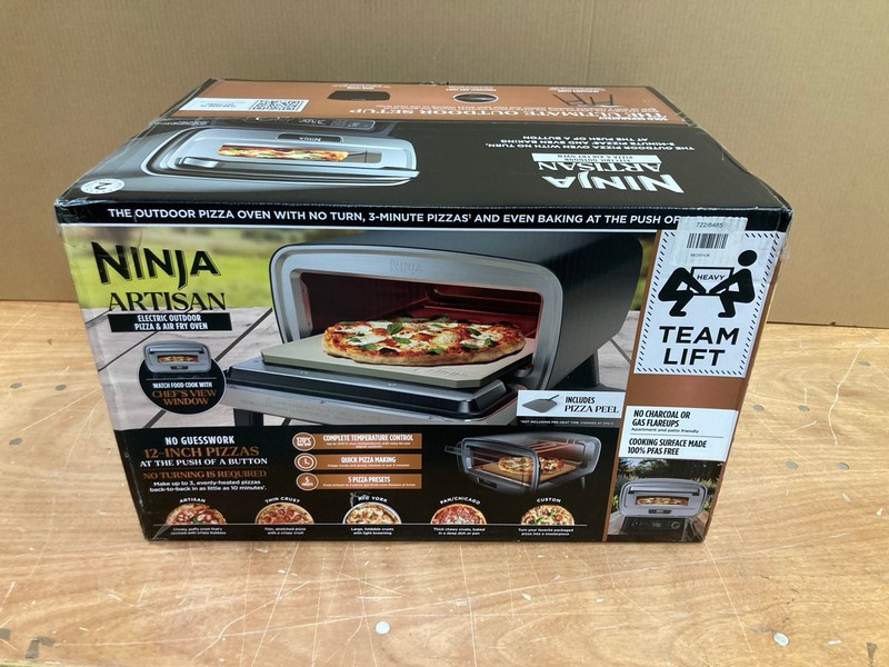 Lot 39  
            Nottingham SR8 - Delivery Or Collection 

                
NINJA ARTISAN OUTDOOR PIZZA AND AIR FRY OVEN - Image 3