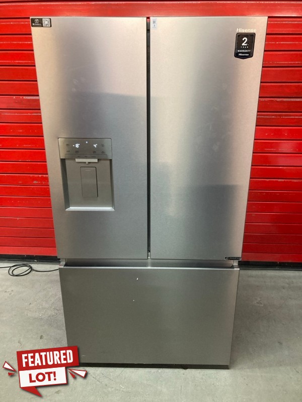 Lot 3  
            Nottingham SR8 - Delivery Or Collection 

                
HISENSE SMART FRIDGE FREEZER. STAINLESS STEEL. MODEL: RF815N4SESE. ORIGINAL RRP: ...