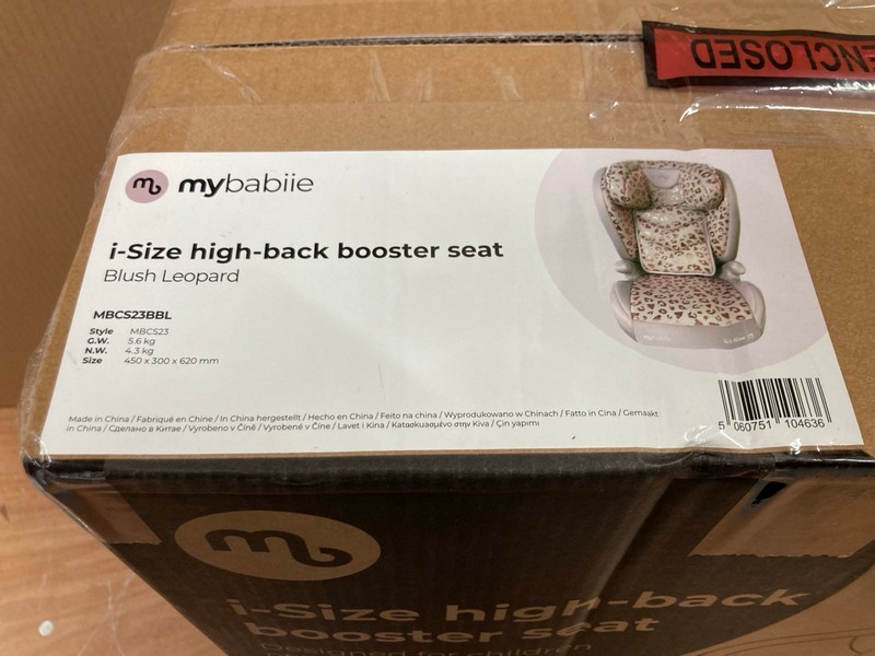 Lot 40  
            Nottingham SR8 - Delivery Or Collection 

                
MYBABIIE BOOSTER SEAT - Image 2