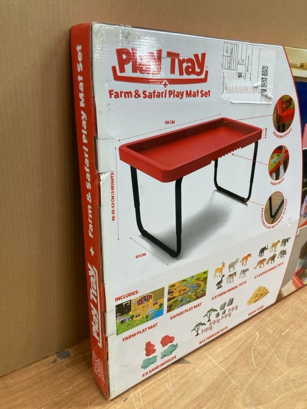 Lot 54  
            Nottingham SR8 - Delivery Or Collection 

                
PLAY TRAY FARM AND SAFARI PLAY MAT SET - Image 3