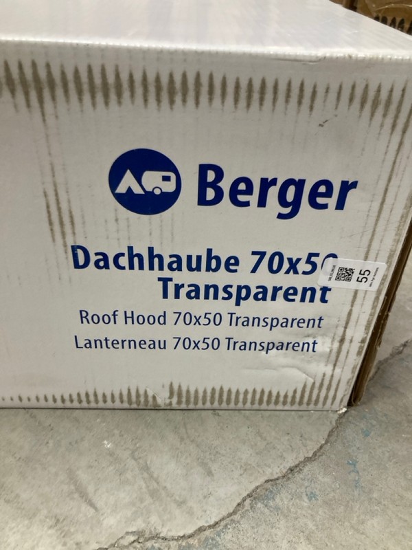 Lot 55  
            Nottingham SR8 - Delivery Or Collection 

                
BERGER ROOF HOOD