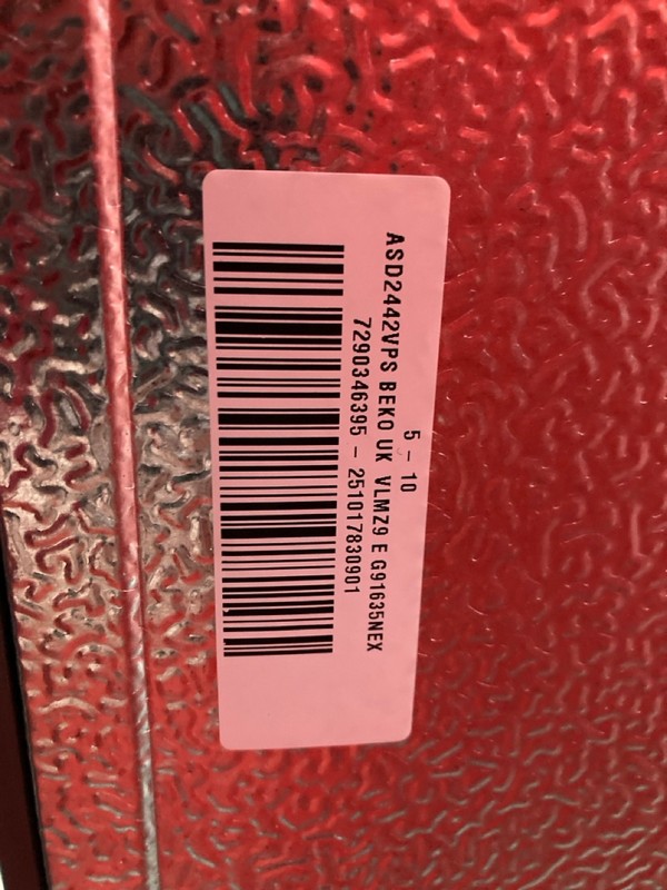 Lot 5  
            Nottingham SR8 - Delivery Or Collection 

                
BEKO PRO AMERICAN FRIDGE FREEZER. MODEL: ASD2442VPS. ORIGINAL RRP: £729 - Image 3