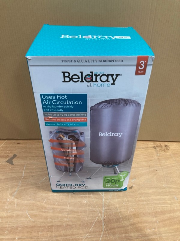 Lot 63  
            Nottingham SR8 - Delivery Or Collection 

                
BELDRAY QUICK DRY HEATER POD