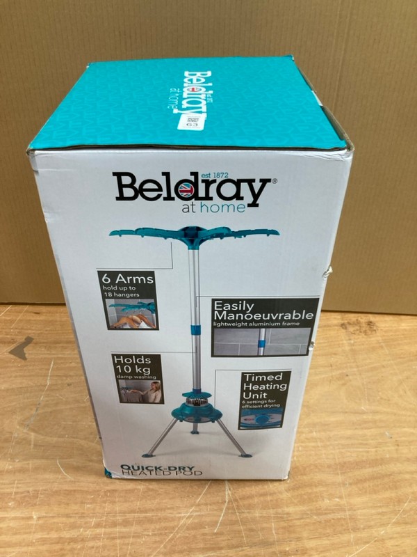Lot 63  
            Nottingham SR8 - Delivery Or Collection 

                
BELDRAY QUICK DRY HEATER POD - Image 3