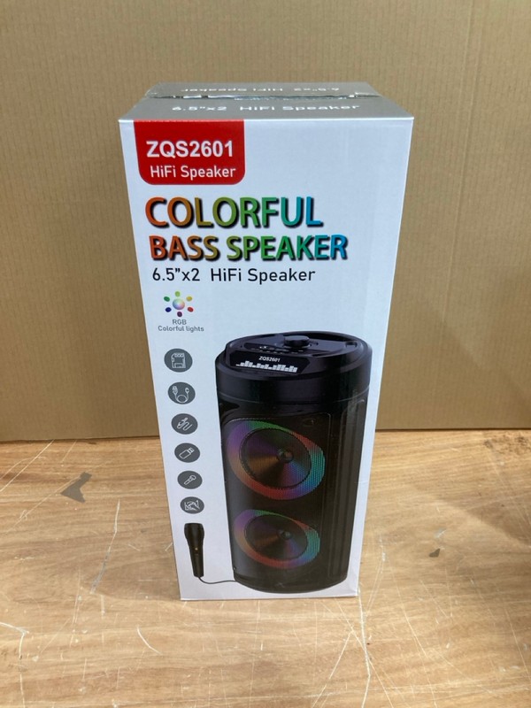 Lot 66  
            Nottingham SR8 - Delivery Or Collection 

                
PORTABLE BLUETOOTH SPEAKER
