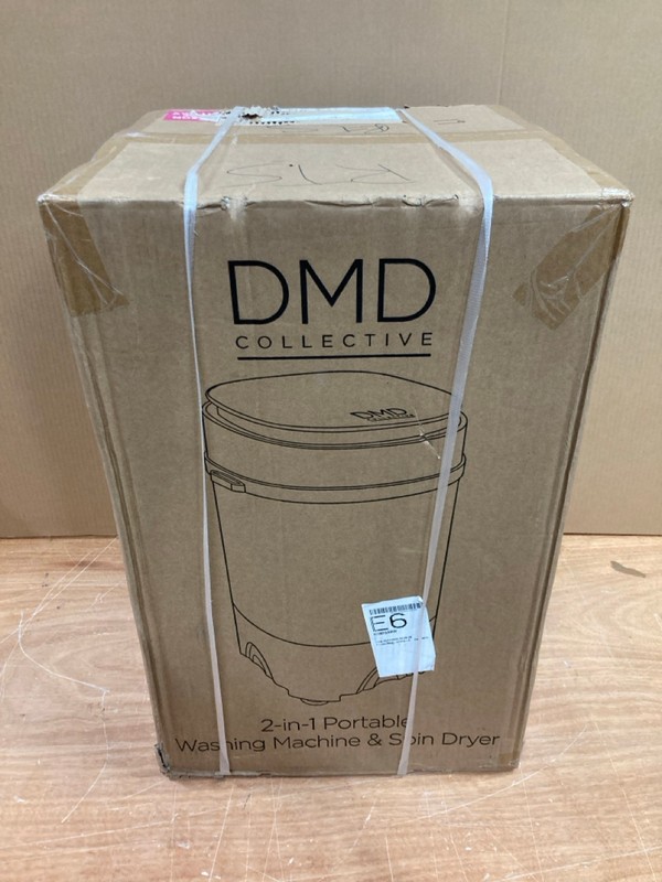 Lot 71  
            Nottingham SR8 - Delivery Or Collection 

                
DMD PORTABLE WASHING MACHINE AND SPIN DRYER