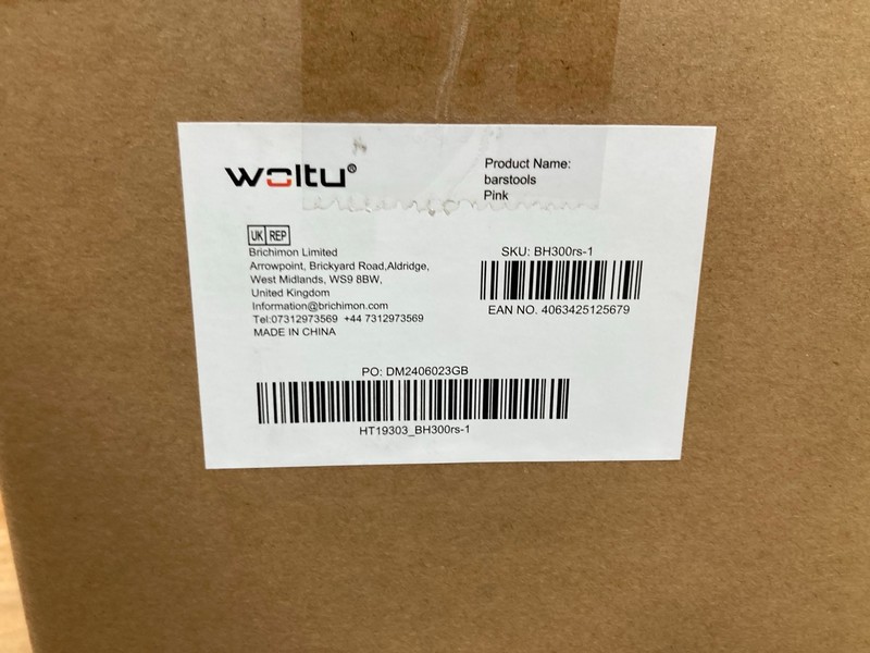 Lot 75  
            Nottingham SR8 - Delivery Or Collection 

                
WOLTU PINK BARSTOOL - Image 3