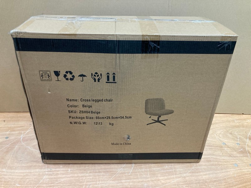 Lot 79  
            Nottingham SR8 - Delivery Or Collection 

                
BEIGE CROSSED LEG CHAIR