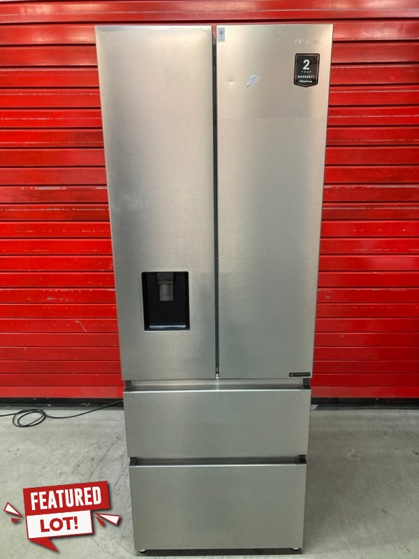 Lot 7  
            Nottingham SR8 - Delivery Or Collection 

                
HISENSE SLIM FRIDGE FREEZER. MODEL: RF632N4WIE. ORIGINAL RRP: £699