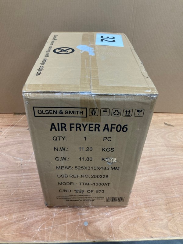 Lot 88  
            Nottingham SR8 - Delivery Or Collection 

                
OLSEN AND SMITH AIR FRYER - Image 2