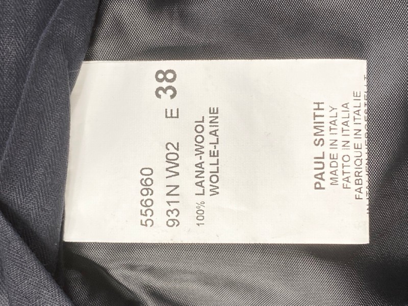 Lot 159  
            Nottingham Prem - Delivery Only 

                
PAUL SMITH MENS TROUSER. SIZE 38 MADE FROM 100% WOOL