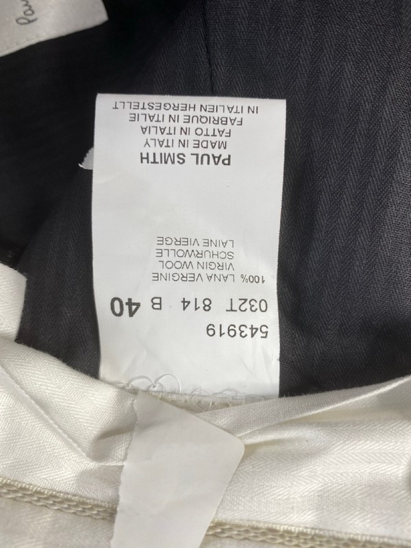 Lot 173  
            Nottingham Prem - Delivery Only 

                
PAUL SMITH MENS TROUSER. SIZE 40 - Image 4