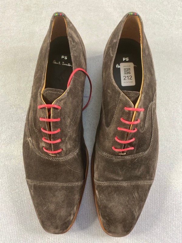 Lot 212  
            Nottingham Prem - Delivery Only 

                
PAUL SMITH MENS SHOES SIZE 8