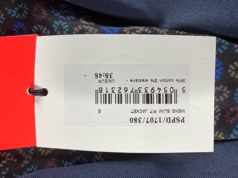 Lot 24  
            Nottingham Prem - Delivery Only 

                
PAUL SMITH MENS BUTTON JACKET.SIZE 38/48 - Image 4