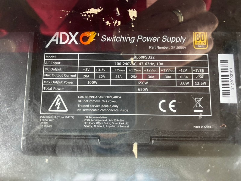 Lot 256  
            Nottingham Prem - Delivery Only 

                
GIGABYTE  1TB + 1TB PC.. AMD RYZEN 5, 16GB RAM,   [JPTN48696]