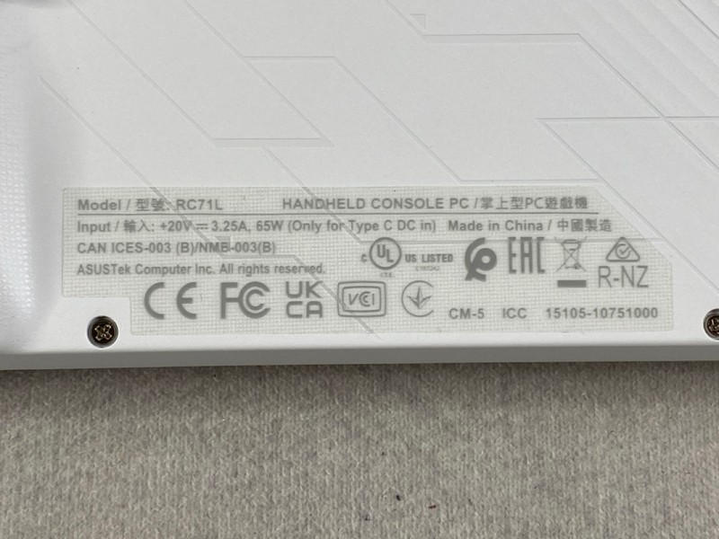 Lot 274  
            Nottingham Prem - Delivery Only 

                
ASUS ROG ALLY HANDHELD GAMING CONSOLE: MODEL NO RC71L (WITH BOX & ACCESSORIES)  [... - Image 4