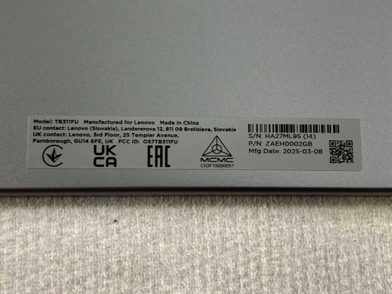 Lot 281  
            Nottingham Prem - Delivery Only 

                
LENOVO TAB WITH CLEAR CASE  TABLET WITH WIFI. (WITH BOX & ACCESSORIES)  [JPTN48662]