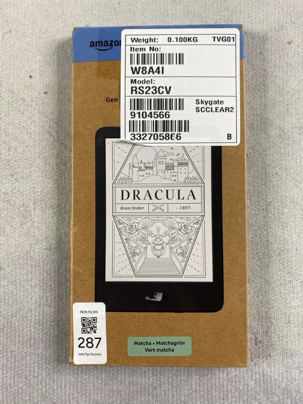 Lot 287  
            Nottingham Prem - Delivery Only 

                
KINDLE (11TH GENERATION)  TABLET WITH WIFI. (WITH BOX & ACCESSORIES)  [JPTN48653]