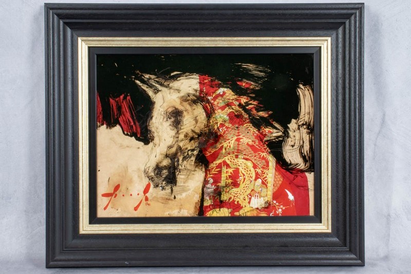 Lot 12  
            Nottingham Luxury Room - Collection Only 

                
Artwork by Christian Hook, titled  Shinme-Michya.  Please see full details below.