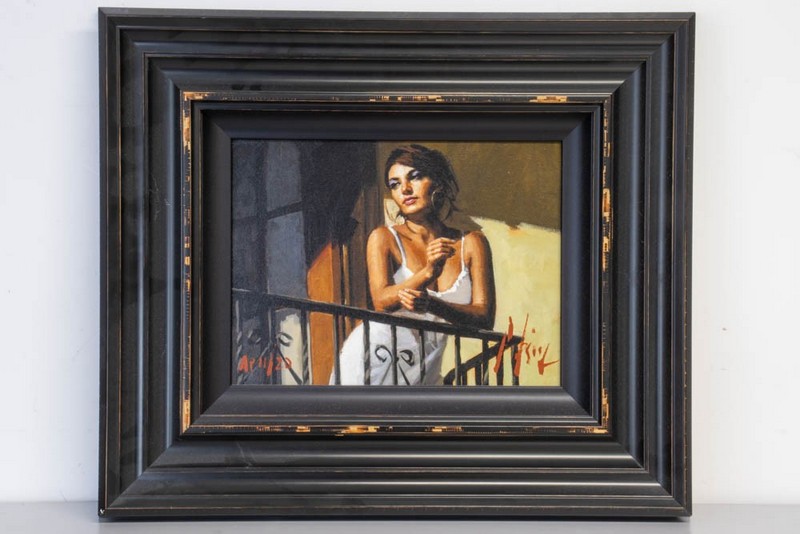 Lot 24  
            Nottingham Luxury Room - Collection Only 

                
Artwork by Fabián Pérez, titled Saba at the Balcony VII - White Dress.  Please se...
