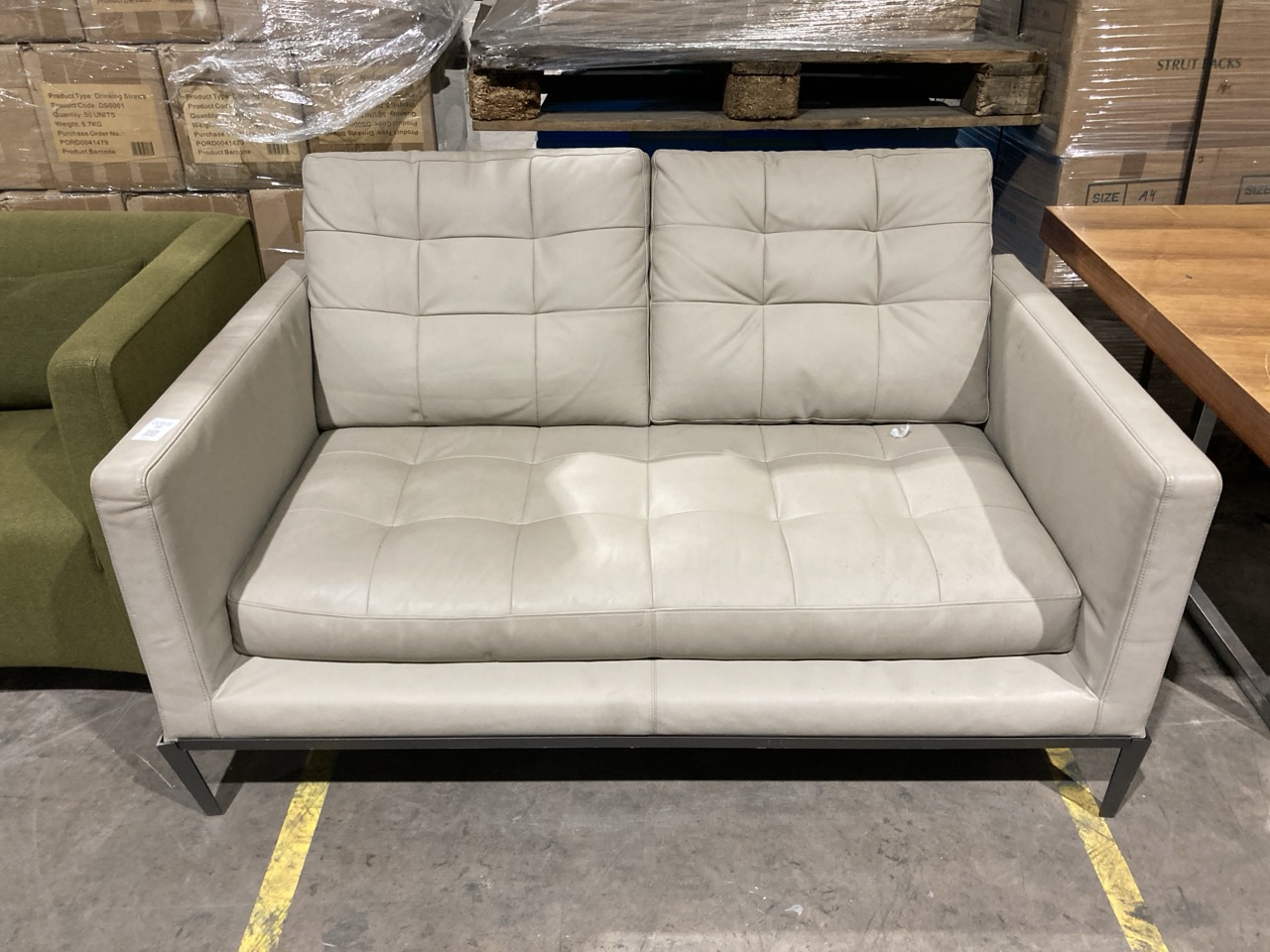 Lot 14  
            Birmingham - Collection Only 

                
2 FAUX LEATHER SEATER SOFA