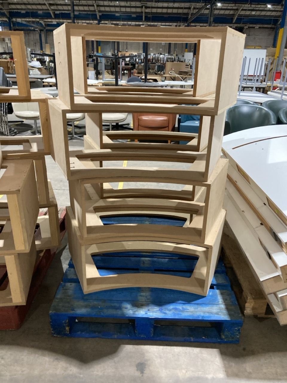 Lot 163  
            Birmingham - Collection Only 

                
ASSORTMENT OF WOODEN CHAIR FRAMES