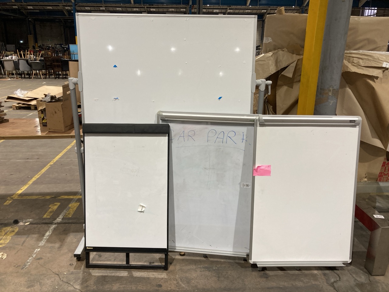 Lot 265  
            Birmingham - Collection Only 

                
ASSORTMENT OF WHITE BOARDS