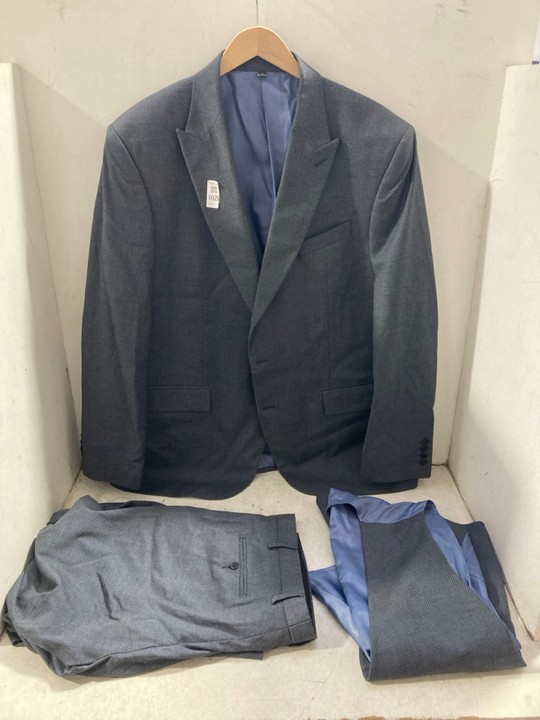 Lot 1021  
            Marchington SR15 - Parcel Delivery Only 

                
M&S MENS SUIT INCLUDING WAISTCOAT IN GREY/BLUE SIZES: JACKET: 48" R WAISTCOAT 54"...