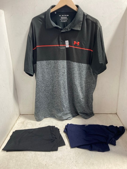 Lot 1034  
            Marchington SR15 - Parcel Delivery Only 

                
3 X ASSORTED TOPS TO INCLUDE LACOSTE LOGO T-SHIRT IN BLUE SIZE: US 3XL: LOCATION ...