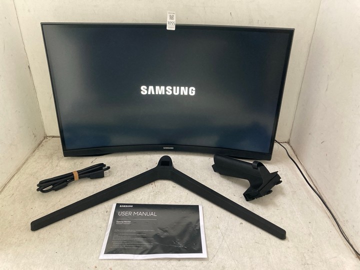 Lot 1055  
            Marchington SR15 - Parcel Delivery Only 

                
SAMSUNG ODYSSEY G55C 27" CURVED GAMING MONITOR - MODEL: S27CG552EU - ORIGINAL RRP...