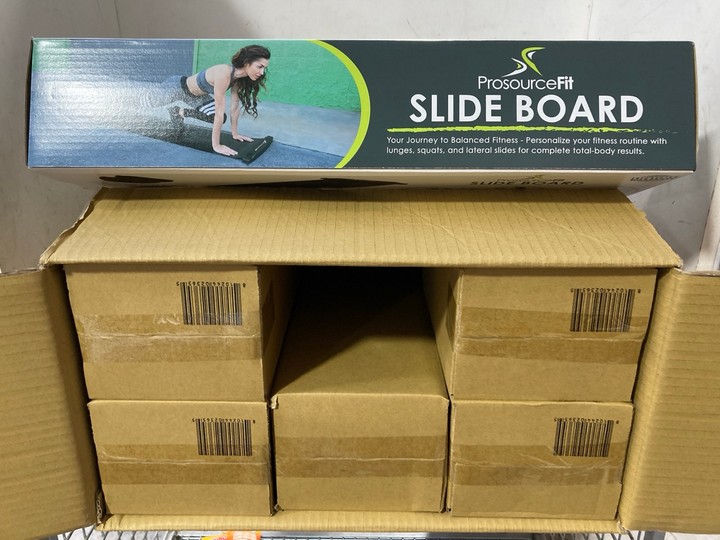 Lot 1080  
            Marchington SR15 - Parcel Delivery Only 

                
6 X PROSOURCE SLIDE BOARDS IN BLACK: LOCATION - BR4