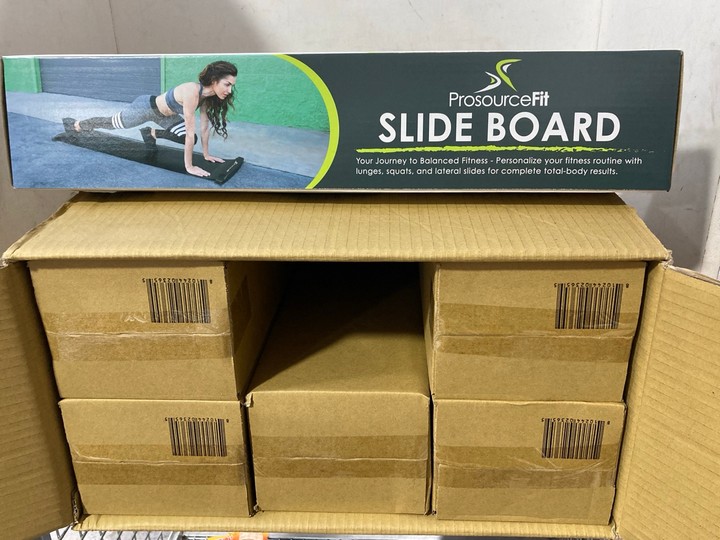 Lot 1083  
            Marchington SR15 - Parcel Delivery Only 

                
6 X PROSOURCE SLIDE BOARDS IN BLACK: LOCATION - BR4