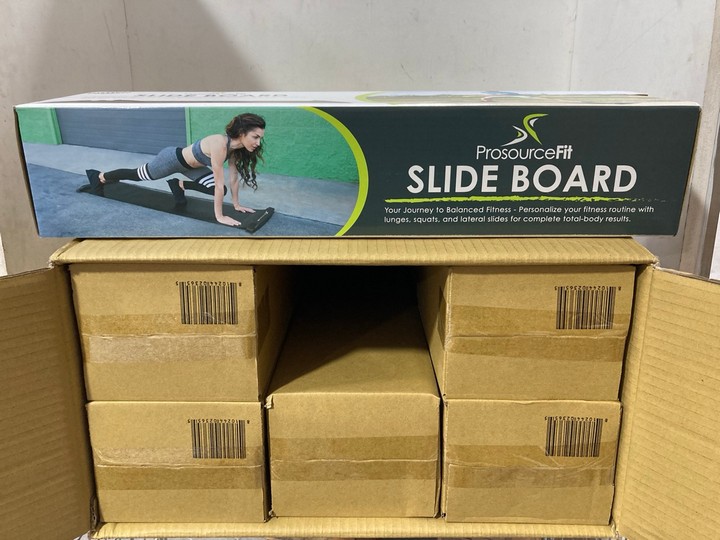 Lot 1094  
            Marchington SR15 - Parcel Delivery Only 

                
6 X PROSOURCE SLIDE BOARDS IN BLACK: LOCATION - BR4