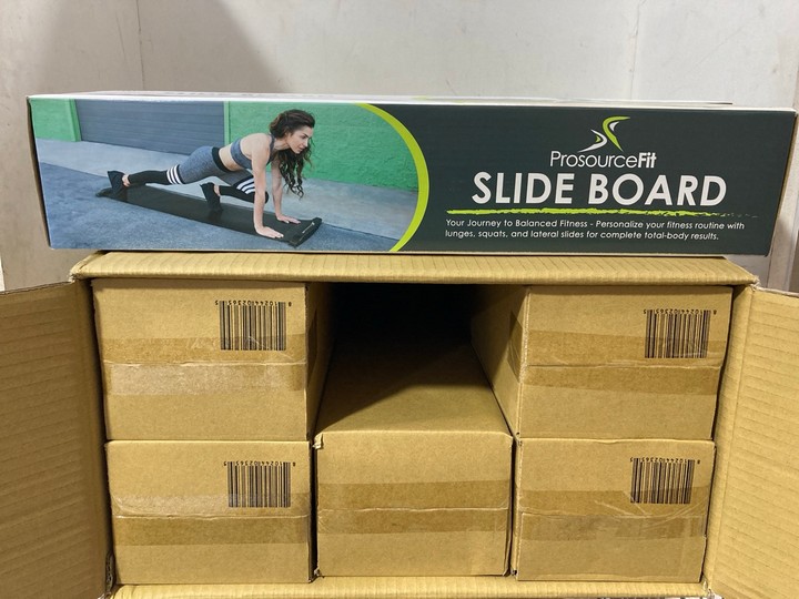 Lot 1095  
            Marchington SR15 - Parcel Delivery Only 

                
6 X PROSOURCE SLIDE BOARDS IN BLACK: LOCATION - BR4