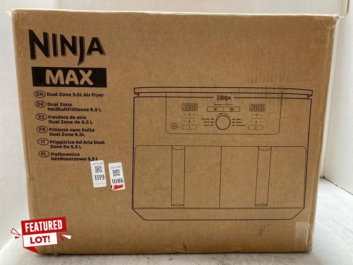 Lot 1119  
            Marchington SR15 - Parcel Delivery Only 

                
NINJA FOODI MAX DUAL ZONE 9.5L AIR FRYER - MODEL AF400UK - ORIGINAL RRP £249.99: ...