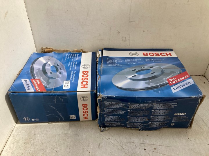 Lot 1137  
            Marchington SR15 - Parcel Delivery Only 

                
BOSCH BRAKE DISC - MODEL: BD2228 TO INCLUDE 1 X BOSCH BRAKE DISC - MODEL:BD2387: ...