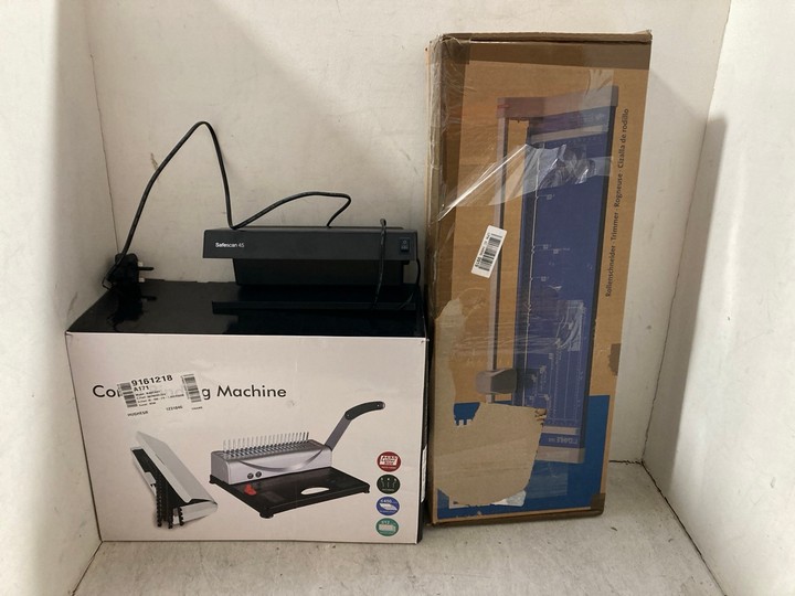 Lot 1149  
            Marchington SR15 - Parcel Delivery Only 

                
3 X ASSORTED ITEMS TO INCLUDE COMB BINDING MACHINE: LOCATION - BR8