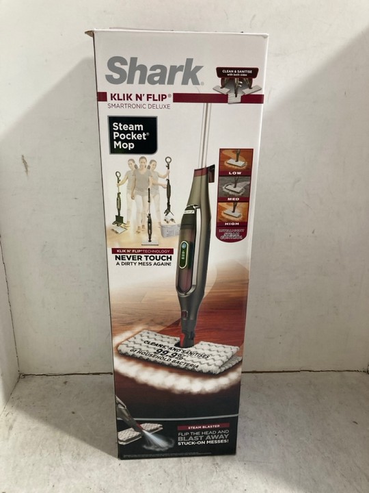 Lot 1164  
            Marchington SR15 - Parcel Delivery Only 

                
SHARK STEAM POCKET MOP - ORIGINAL RRP £139: LOCATION - BR9