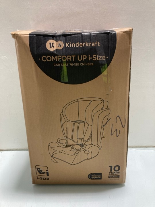 Lot 1218  
            Marchington SR15 - Parcel Delivery Only 

                
KINDERKRAFT COMFORT UP I-SIZE CHILD CAR SEAT IN BLACK/GREEN ORIGINAL RRP: £117: L...