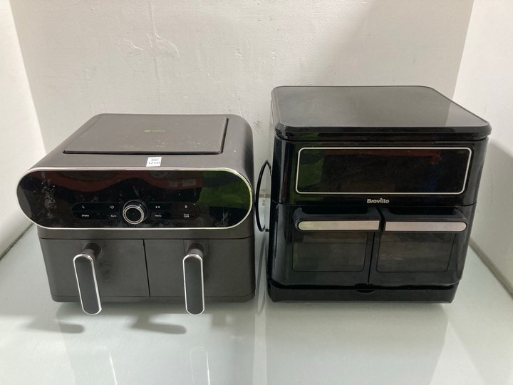 Lot 1250  
            Marchington SR15 - Parcel Delivery Only 

                
VORTX DUAL AIR FRYER TO INCLUDE BREVILLE DUAL AIR FRYER: LOCATION - BR14