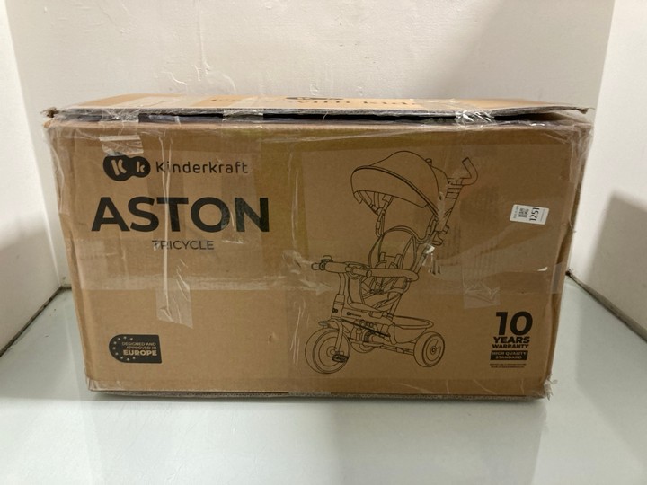 Lot 1251  
            Marchington SR15 - Parcel Delivery Only 

                
KINDERKRAFT ASTON TRICYCLE IN MALACHITE GREY: LOCATION - BR14