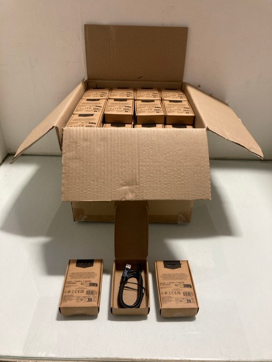 Lot 1275  
            Marchington SR15 - Parcel Delivery Only 

                
QTY OF USB TYPE C TO USB A MALE CHARGER LEADS: LOCATION - BR15