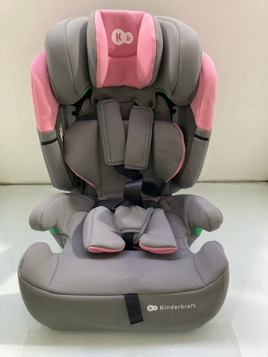 Lot 1297  
            Marchington SR15 - Parcel Delivery Only 

                
KINDERKRAFT COMFORT UP I-SIZE CHILD CAR SEAT IN PINK AND GREY- ORIGINAL RRP: £117...